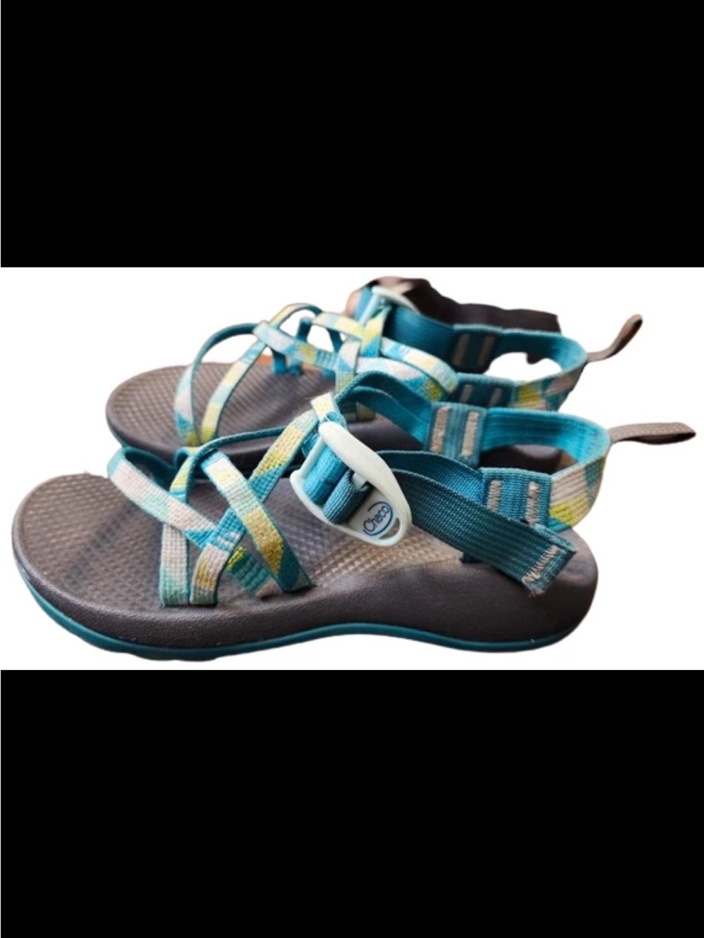 Chaco Kids Teal Multi-Strap Sandals